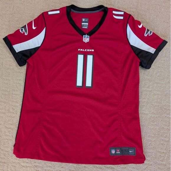 Nike Julio Jones Atlanta Falcons Jersey Women XL XLarge Red NFL On Field - Picture 1 of 10
